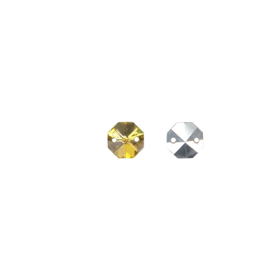 Art.10540 Octagon Colores Con Plata 2 Orificios