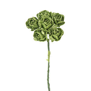 Art.10777 Ramito Rosas Diamantadas X6 Flores