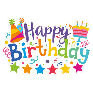 Art.11045 Letr Happy Birthday 45x69cm