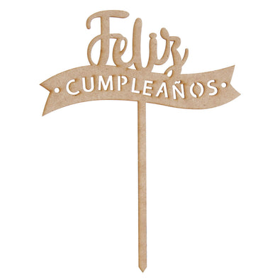 Fantasías Miguel Art.11472 Pick Banderín Feliz Cumpleaños 22x16cm 1pz