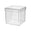 Fantasías Miguel Art.1367 Caja De Plástico Cubo 6.5x6cm 1pz Transparente
