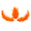 Fantasías Miguel Art.3076 Pluma De Marabou 9-12cm 10g Naranja