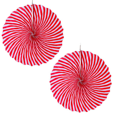 Fantasías Miguel Art.3150 Abanico Redondo Espiral 30cm 2pz