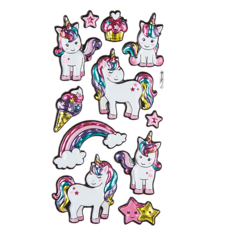 Art.3793 Calcomanía Fina Unicornio