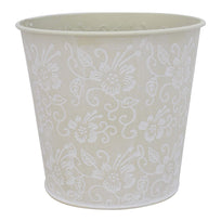 Art.4239 Base Metálica Floreada Redonda