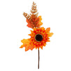 Fantasías Miguel Art.4753 Pick Otoñal Girasol Con Follaje 27cm 1pz