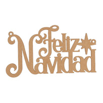 Art.5124 Letrero Chico Natural Navidad