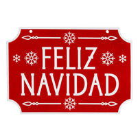 Art.5233 Letrero Navidad Copo Color
