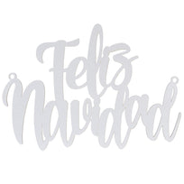 Art.5305 Feliz Navidad Clásico Blanco