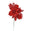 Fantasías Miguel Art.5584 Pick Diamantado Follaje 22cm 1pz Rojo