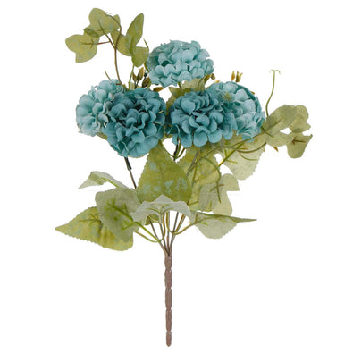 Fantasías Miguel Art.6283 Planta Con Hortensia Fina x5 33cm 1pz