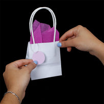 Art.6435 Tarjeta Redonda Colores Pastel 3.5cm 24pz