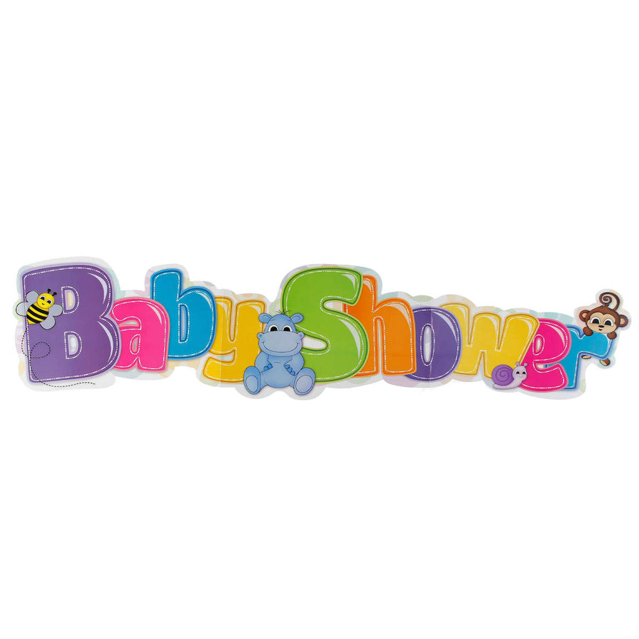 Art.6776 Letrero Baby Shower Animales