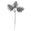 Fantasías Miguel Art.6820 Pick Piñas Diamantadas 18cm 1pz Plata