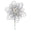 Fantasías Miguel Art.6823 Pick Flor Navidad 16cm 1pz Plata
