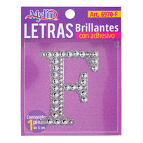 Art.6970 Letra Brillante Con Adhesivo