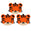 Fantasías Miguel Art.7509 Cara Animalitos 11x12cm (Aprox) 3pz Tigre