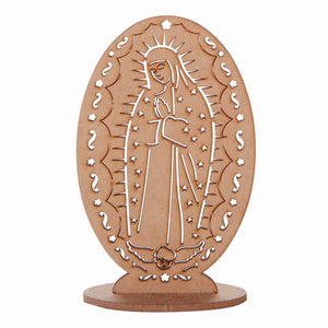 Art.8347 Virgen Calada 18x10.5cm