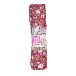 Art.9135 Rollo Tela Poliéster De Flores