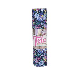 Art.9152 Rollo Tela Poliéster de Flores