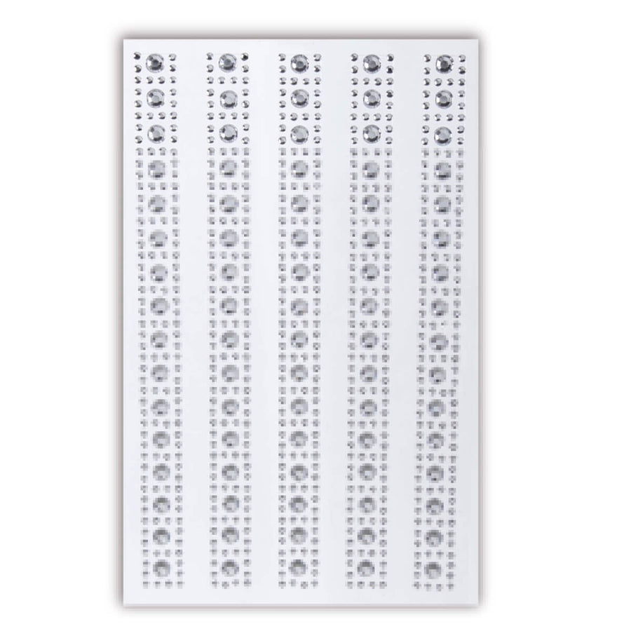 Art.9571 Piedras Acrílicas Con Adhesivo Varios (Aprox 720pz)