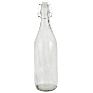 Art.9608 Botella Cristal Con Tapón Clip  1,000ml