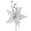 Fantasías Miguel Art.9855 Pick Nochebuena Grande Diamantada 23cm 1pz Plata