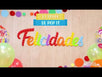 Fantasías Miguel Clave:JZ364 Letrero Felicidades Multicolor