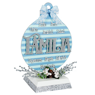 Fantasías Miguel Art.10788 Frases Deseos Navidad Grande 16cm 1pz