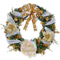 Art.10812 Corona Navidad 25cm 1pz