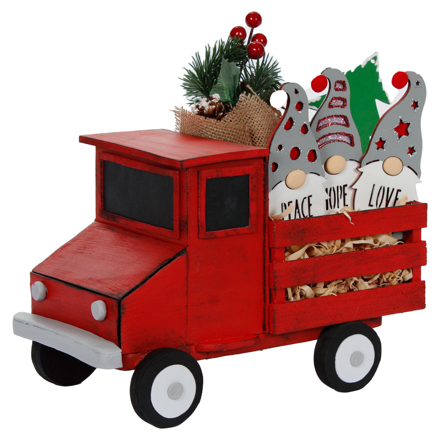 Art.1444 Arreglo Base Yute Pino Con Cerezas 20cm 1pz