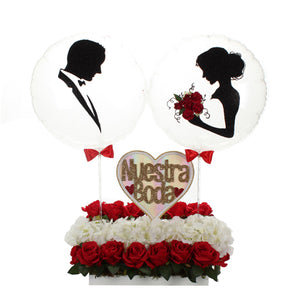 Centro De Mesa Con Globos Para Boda