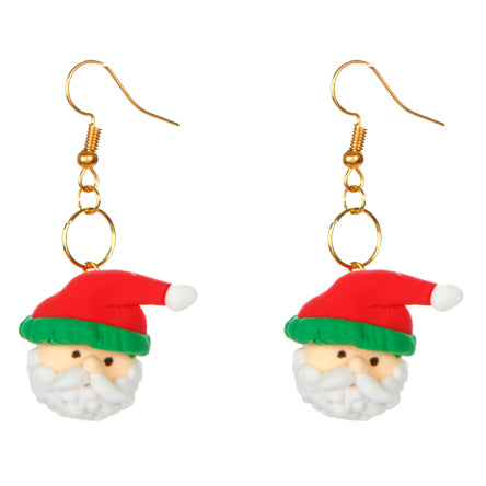 Aretes Santa Con Fomi Moldable