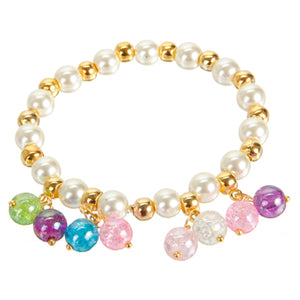 Pulsera Multicolor Con Cuenta Cristal