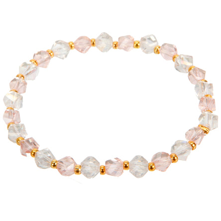 Pulcera Cristal Escalera Rosa