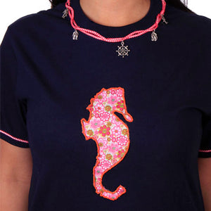 Aplicaciones En Playera Con Dijes Plata Y Tela