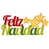 Fantasías Miguel Clave:CD239 Letrero Feliz Navidad Metálico