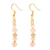 Fantasías Miguel Clave:CJ36 Aretes Coral-Miel