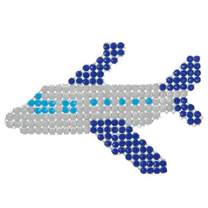 Avión Creando Con Brillantes