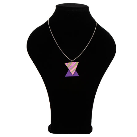 Collar Marmoleado En Triángulo Con Fomi Moldeable