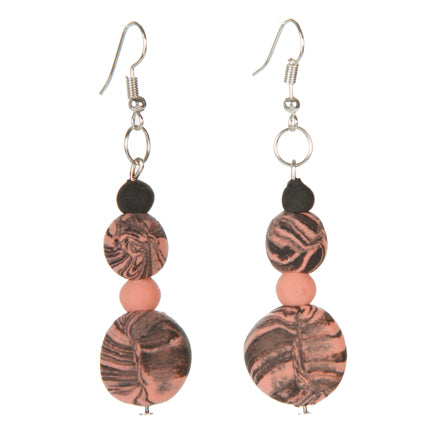 Aretes Marmoleados Con Fomi Moldeable