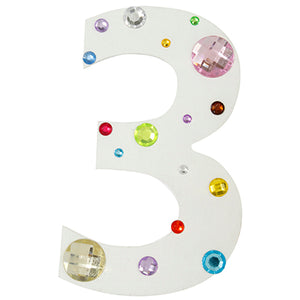 Numero 3 Con Piedras
