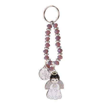 Llavero Pulsera Con Dije De Ángel