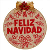 Fantasías Miguel Clave:EZ526 Esfera Feliz Navidad Roja