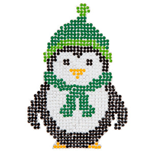Pingüino Creando Con Brillantes
