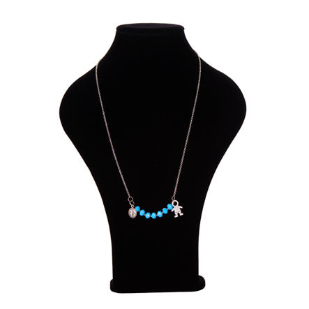 Collar De Cadena Con Rondeles Y Dijes Niño