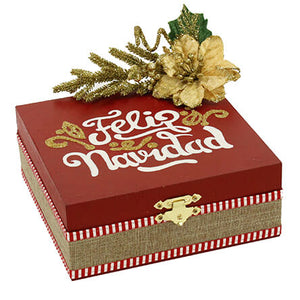 Caja Con Pick Nochebuena Oro