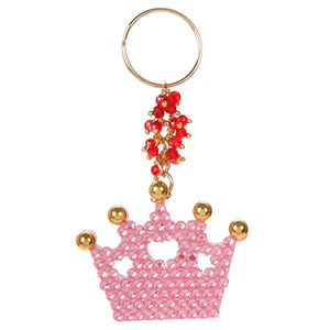 Llavero Corona De Princesa Con Piedra Acrilica