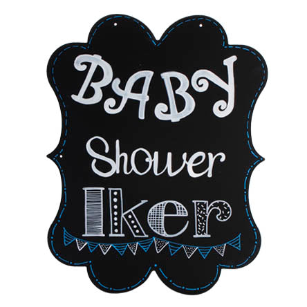 Pizarrón Baby Shower Niño