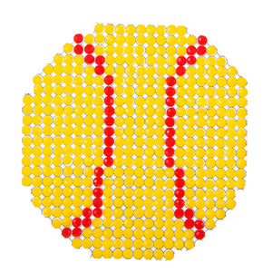 Pelota De Béisbol Con Brillantes